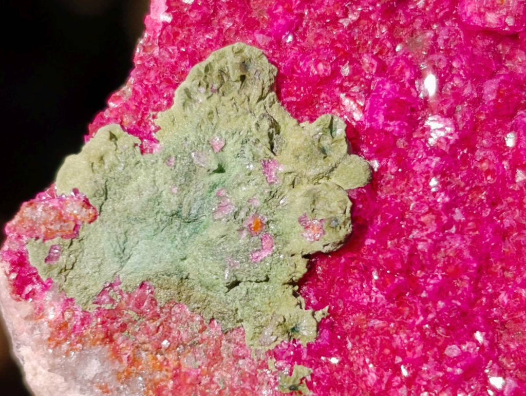 Natural Salrose Cobaltion Dolomite with Ball Malachite x 6 From Kakanda, Congo - Toprock Gemstones and Minerals 