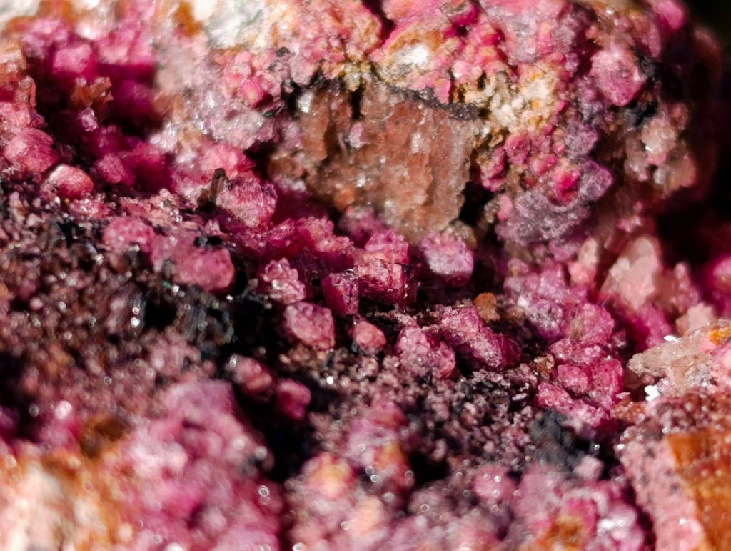 Natural Salrose Cobaltion Dolomite with Ball Malachite x 6 From Kakanda, Congo - Toprock Gemstones and Minerals 