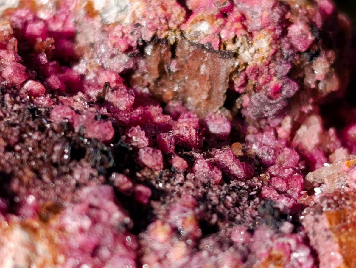 Natural Salrose Cobaltion Dolomite with Ball Malachite x 6 From Kakanda, Congo - Toprock Gemstones and Minerals 