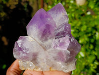 Natural Jacaranda Amethyst Quartz Clusters x 3 From Mumbwa, Zambia