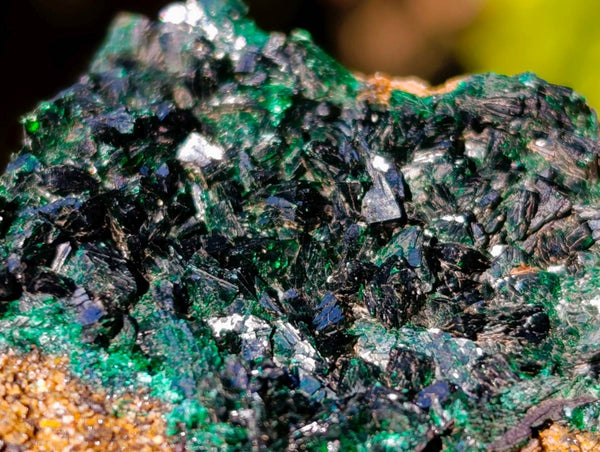 Natural Crystalline Malachite Specimens x 12 From Tenke Fungurume, Congo