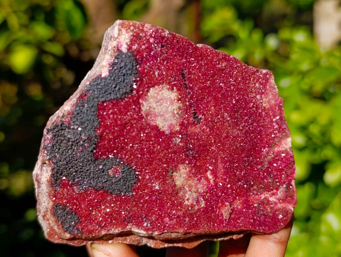 Natural Salrose Cobaltion Dolomite with Crystalline Malachite x 4 From Kakanda, Congo - Toprock Gemstones and Minerals 