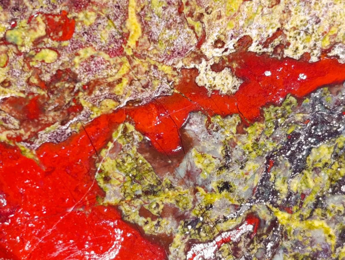 Polished Bastite Dragons Blood Stone Points x 2 From Tshipise, South Africa - Toprock Gemstones and Minerals 