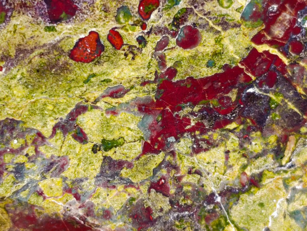 Polished Bastite Dragons Blood Stone Points x 2 From Tshipise, South Africa - Toprock Gemstones and Minerals 