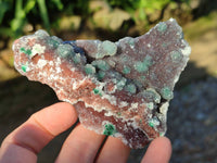 Natural Drusy Quartz coated Ball Malachite On Dolomite Matrix Specimens x 6 From Kambove, Congo - Toprock Gemstones and Minerals 