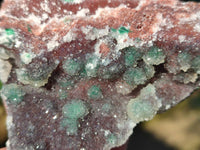 Natural Drusy Quartz coated Ball Malachite On Dolomite Matrix Specimens x 6 From Kambove, Congo - Toprock Gemstones and Minerals 