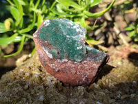 Natural Drusy Quartz coated Ball Malachite On Dolomite Matrix Specimens x 6 From Kambove, Congo - Toprock Gemstones and Minerals 