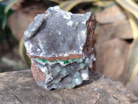 Natural Drusy Quartz coated Ball Malachite On Dolomite Matrix Specimens x 6 From Kambove, Congo - Toprock Gemstones and Minerals 