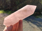 Polished Double Terminated Rose Quartz Points x 4 Ambatondrazaka, Madagascar - Toprock Gemstones and Minerals 