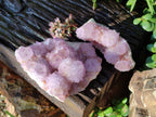 Natural Sunburst Amethyst Spirit Quartz Clusters x 2 From Boekenhouthoek, South Africa - Toprock Gemstones and Minerals 