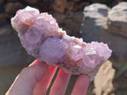 Natural Sunburst Amethyst Spirit Quartz Clusters x 2 From Boekenhouthoek, South Africa - Toprock Gemstones and Minerals 
