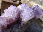 Natural Sunburst Amethyst Spirit Quartz Clusters x 2 From Boekenhouthoek, South Africa - Toprock Gemstones and Minerals 
