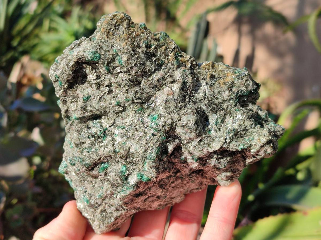 Natural Emerald Mica In Matrix Cobbed Specimens x 3 From Mutoko, Zimbabwe - Toprock Gemstones and Minerals 