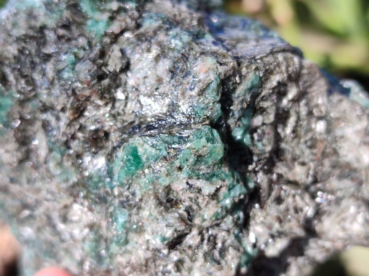 Natural Emerald Mica In Matrix Cobbed Specimens x 3 From Mutoko, Zimbabwe - Toprock Gemstones and Minerals 