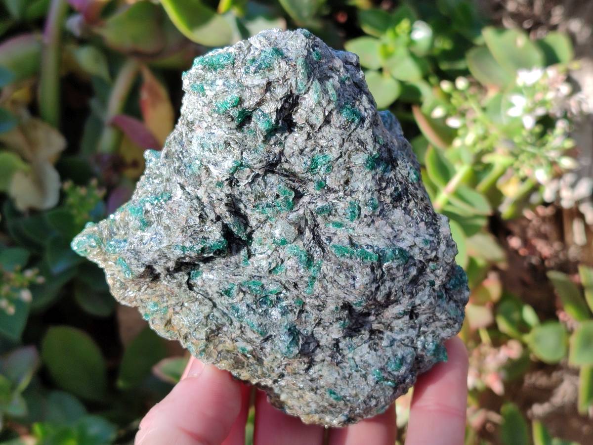 Natural Emerald Mica In Matrix Cobbed Specimens x 3 From Mutoko, Zimbabwe - Toprock Gemstones and Minerals 