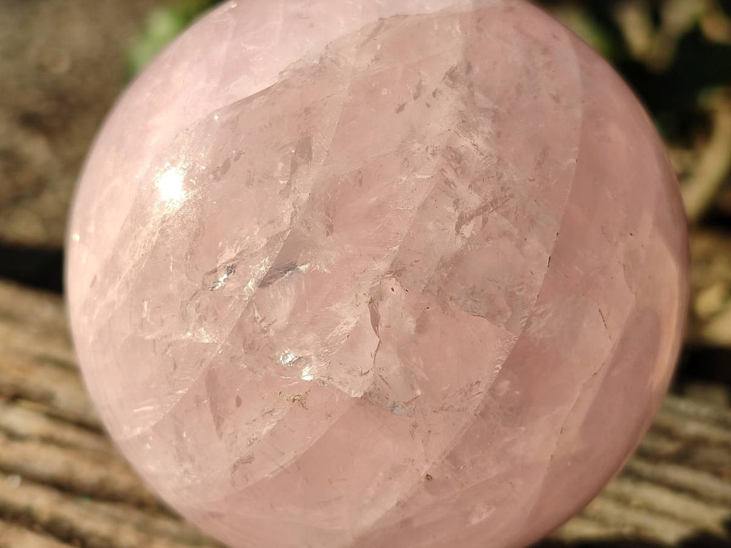 Polished Rose Quartz Sphere x 1 From Madagascar - Toprock Gemstones and Minerals 
