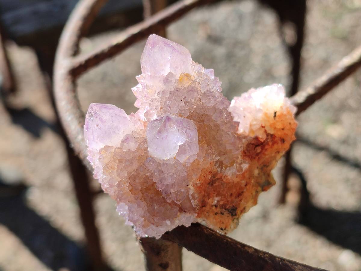 Natural Amethyst Spirit Quartz Clusters x 12 From Boekenhouthoek, South Africa - Toprock Gemstones and Minerals 