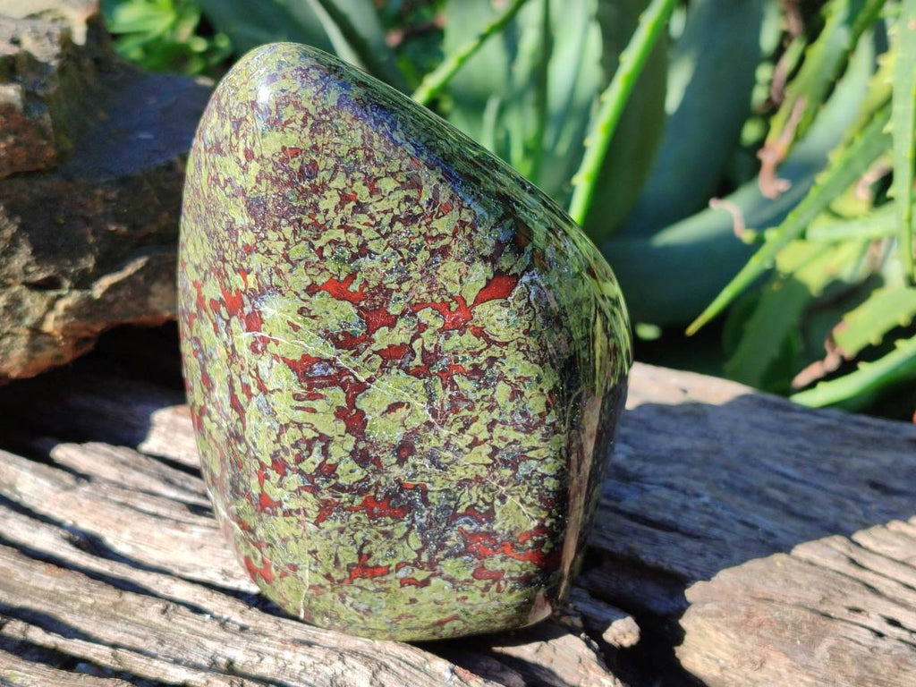 Polished Bastite Dragons Blood Standing Free Form x 1 From Tshipise, South Africa - Toprock Gemstones and Minerals 