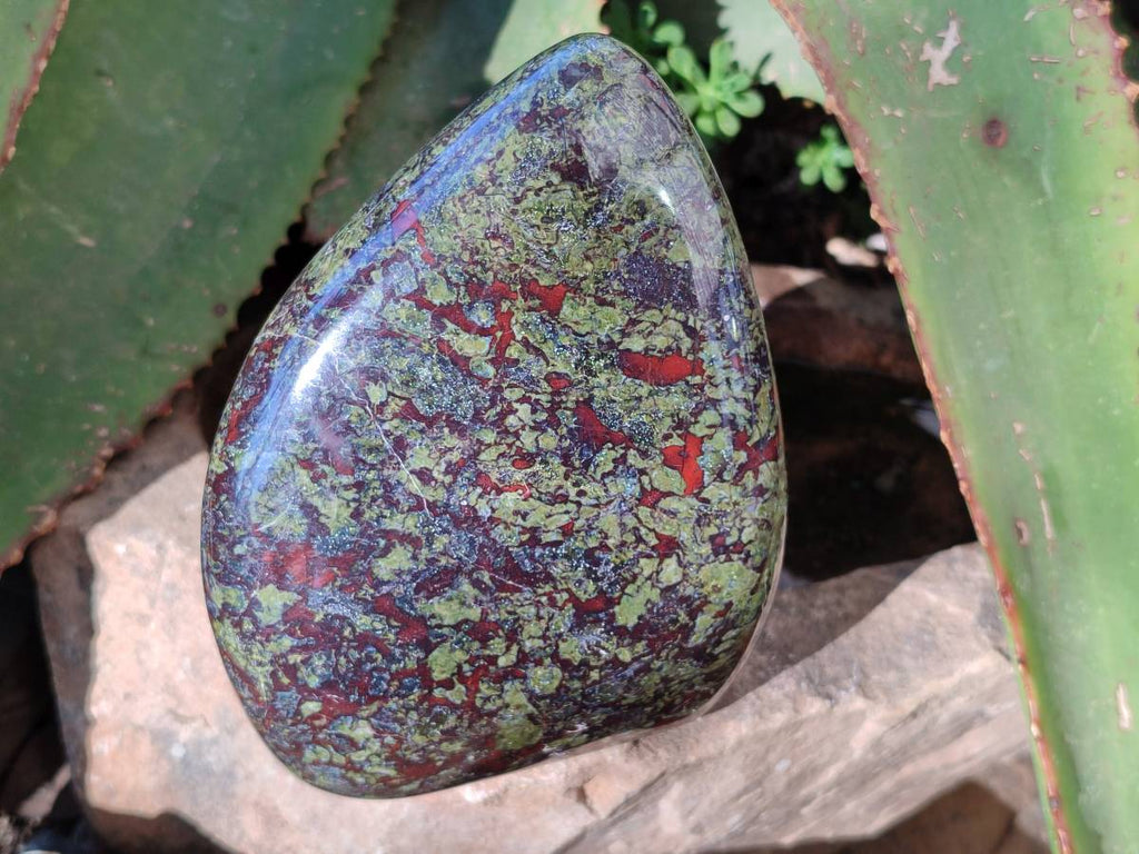 Polished Bastite Dragons Blood Standing Free Form x 1 From Tshipise, South Africa - Toprock Gemstones and Minerals 