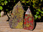 Polished Bastite Dragons Blood Stone Points x 3 From Tshipise, South Africa - Toprock Gemstones and Minerals 