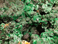 Natural Botryoidal Silky Malachite Specimens x 1 From Kasompe, Congo