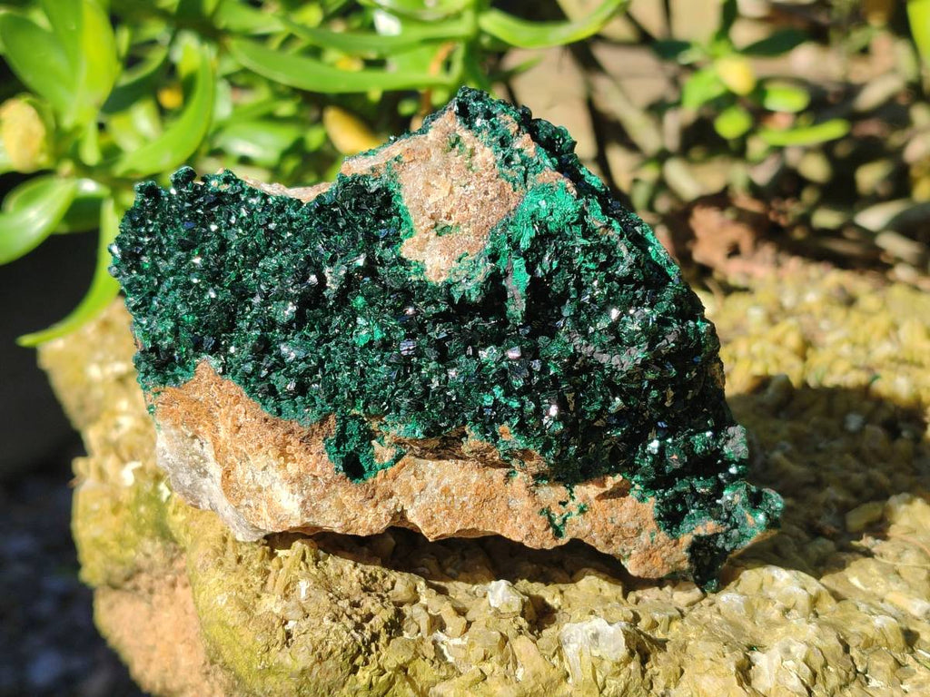 Natural Crystalline Malachite Specimens x 6 From Tenke Fungurume, Congo - Toprock Gemstones and Minerals 
