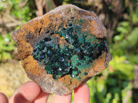 Natural Crystalline Malachite Specimens x 6 From Tenke Fungurume, Congo