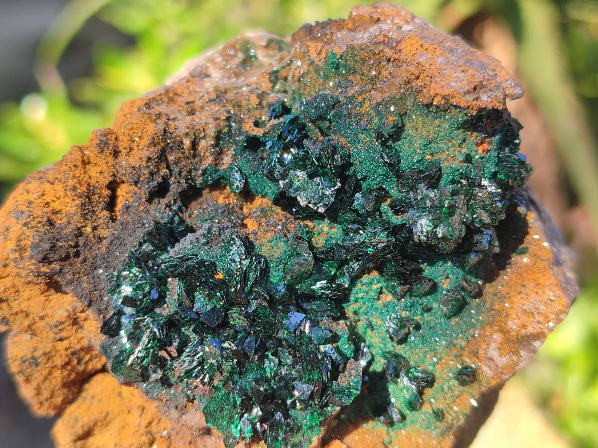 Natural Crystalline Malachite Specimens x 6 From Tenke Fungurume, Congo - Toprock Gemstones and Minerals 