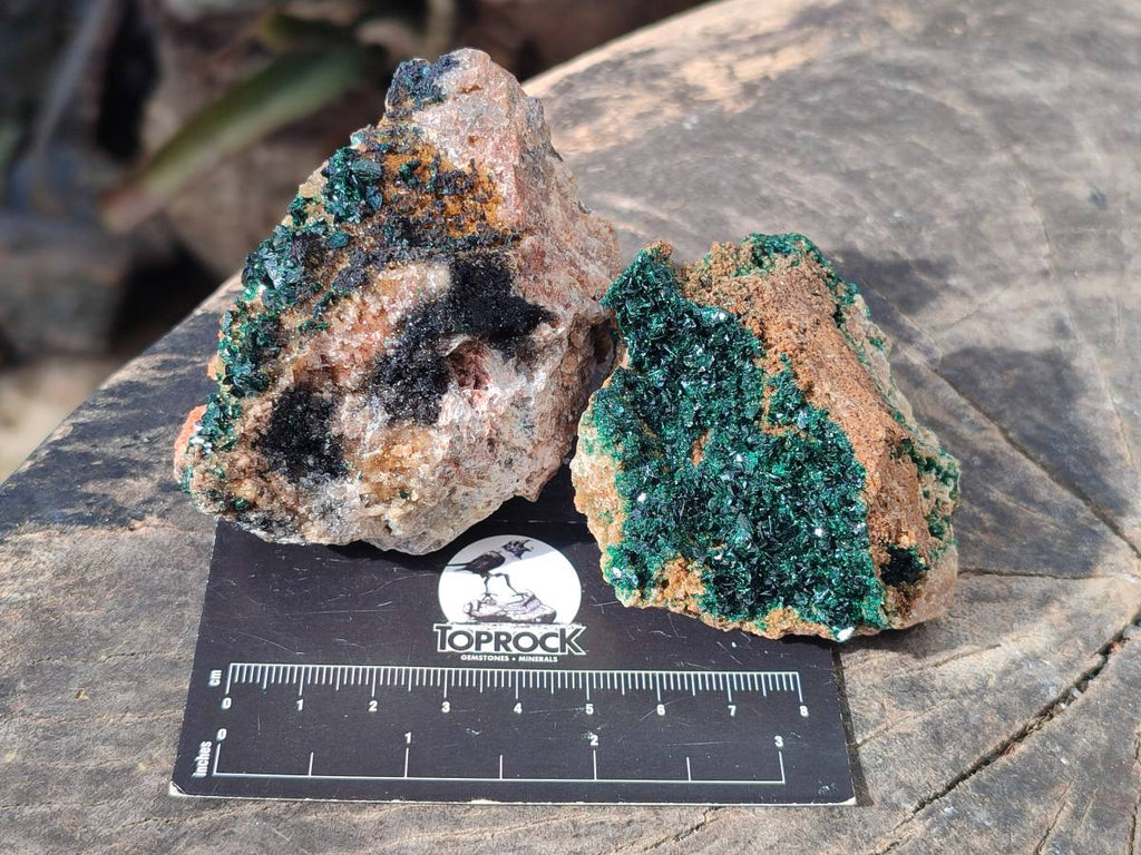 Natural Crystalline Malachite Specimens x 6 From Tenke Fungurume, Congo - Toprock Gemstones and Minerals 