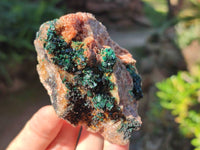 Natural Crystalline Malachite Specimens x 6 From Tenke Fungurume, Congo