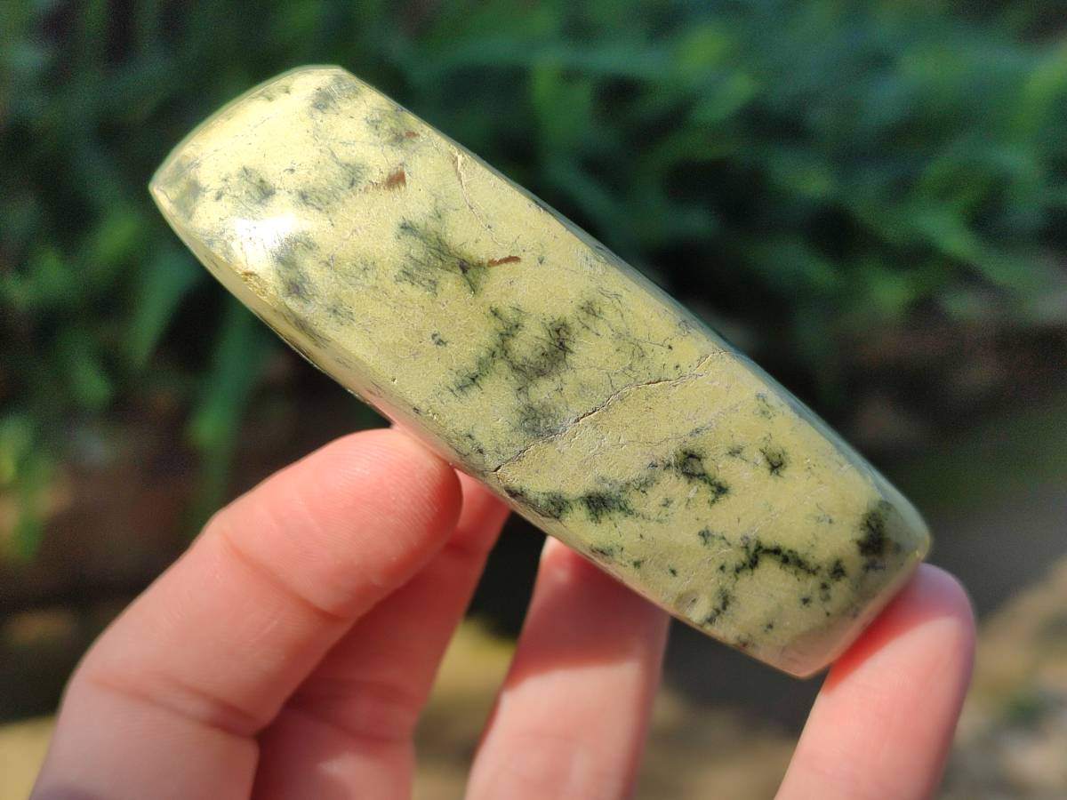 Polished Leopard Stone Free Forms x 5 From Nyanga, Zimbabwe - Toprock Gemstones and Minerals 