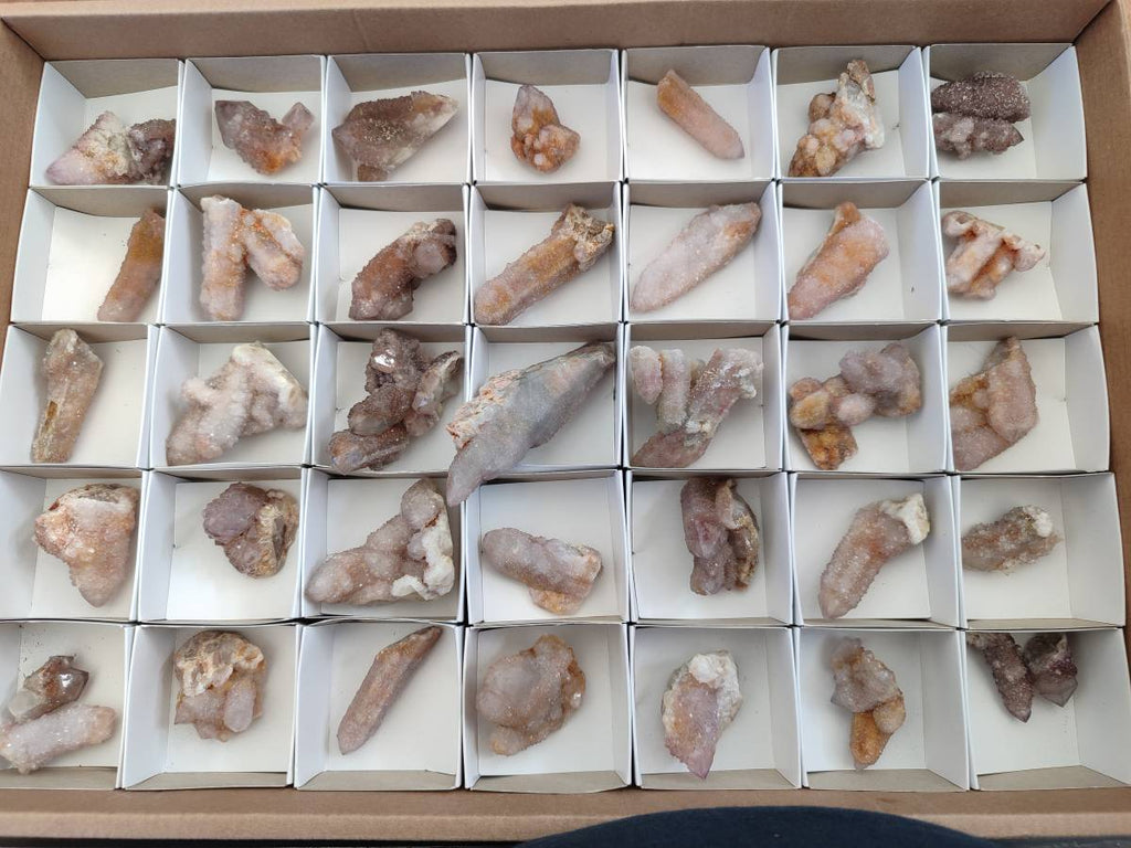 Natural Spirit Quartz Clusters x 39 From Boekenhouthoek, South Africa - Toprock Gemstones and Minerals 