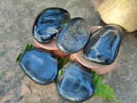 Polished Rare Pharaoh Stone Pyrite in Basalt Free Forms x 12 Iron Duke Mine, Zimbabwe - Toprock Gemstones and Minerals 