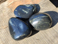 Polished Rare Pharaoh Stone Pyrite in Basalt Free Forms x 12 Iron Duke Mine, Zimbabwe - Toprock Gemstones and Minerals 