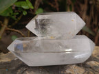 Polished Clear Quartz Double Terminated Crystals x 6 From Madagascar - Toprock Gemstones and Minerals 