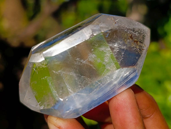 Polished Clear Quartz Double Terminated Crystals x 6 From Madagascar - Toprock Gemstones and Minerals 