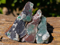 Natural Ball Malachite On Dolomite Matrix Specimens x 12 From Likasi, Congo - Toprock Gemstones and Minerals 