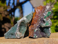 Natural Ball Malachite On Dolomite Matrix Specimens x 12 From Likasi, Congo - Toprock Gemstones and Minerals 