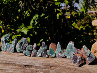 Natural Ball Malachite On Dolomite Matrix Specimens x 12 From Likasi, Congo - Toprock Gemstones and Minerals 