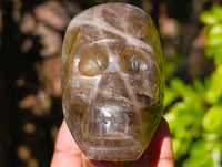 Polished Mixed Quartz Skulls x 2 From Madagascar - Toprock Gemstones and Minerals 