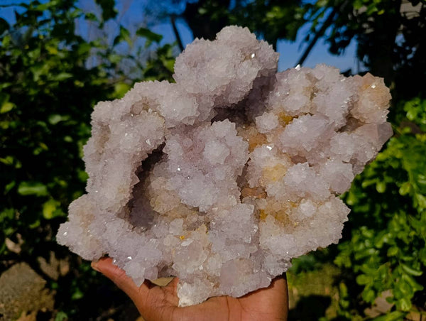 Natural Amethyst Spirit Quartz Cluster x 1 From South Africa - Toprock Gemstones and Minerals 