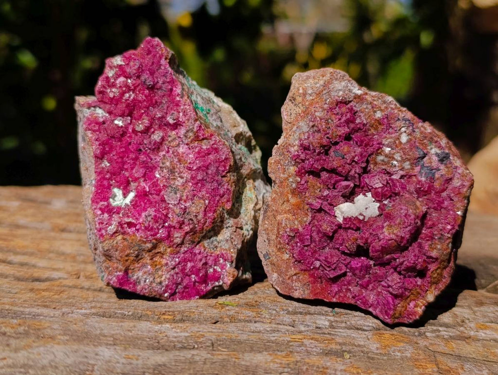 Natural Salrose Cobaltion Dolomite Specimens x 6 From Kakanda, Congo - Toprock Gemstones and Minerals 