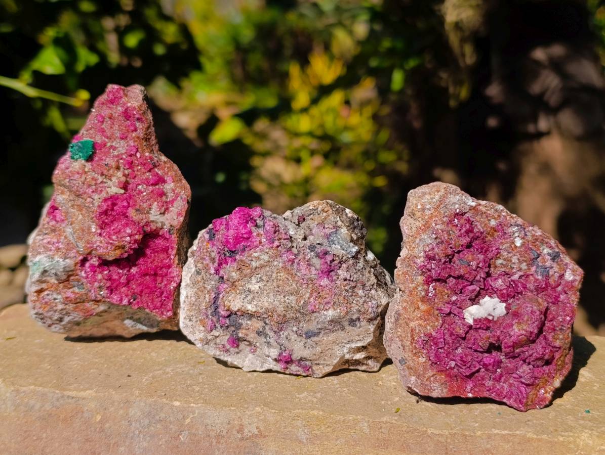 Natural Salrose Cobaltion Dolomite Specimens x 6 From Kakanda, Congo - Toprock Gemstones and Minerals 