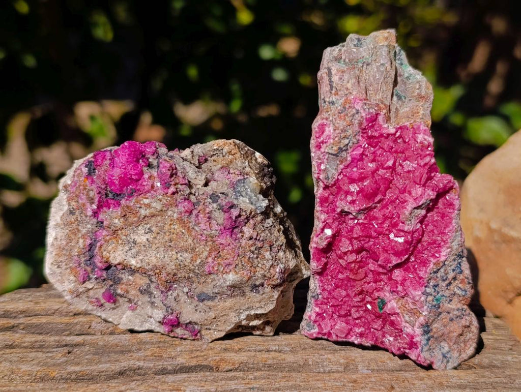 Natural Salrose Cobaltion Dolomite Specimens x 6 From Kakanda, Congo - Toprock Gemstones and Minerals 