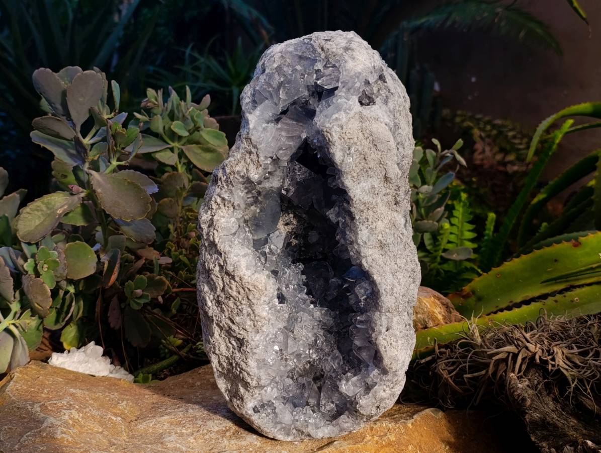 Natural Blue Celestite Crystal Specimens x 1 From Sakoany, Madagascar - Toprock Gemstones and Minerals 