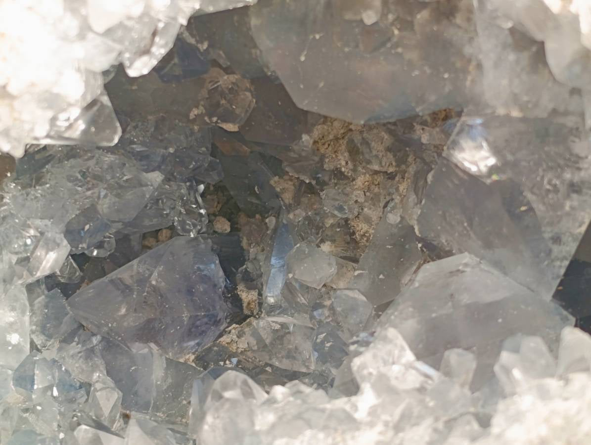 Natural Blue Celestite Crystal Specimens x 1 From Sakoany, Madagascar - Toprock Gemstones and Minerals 