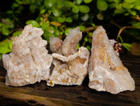 Natural Fairy Spirit Quartz Clusters x 12 From South Africa