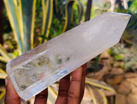 Polished Clear Quartz Crystals x 2 From Madagascar