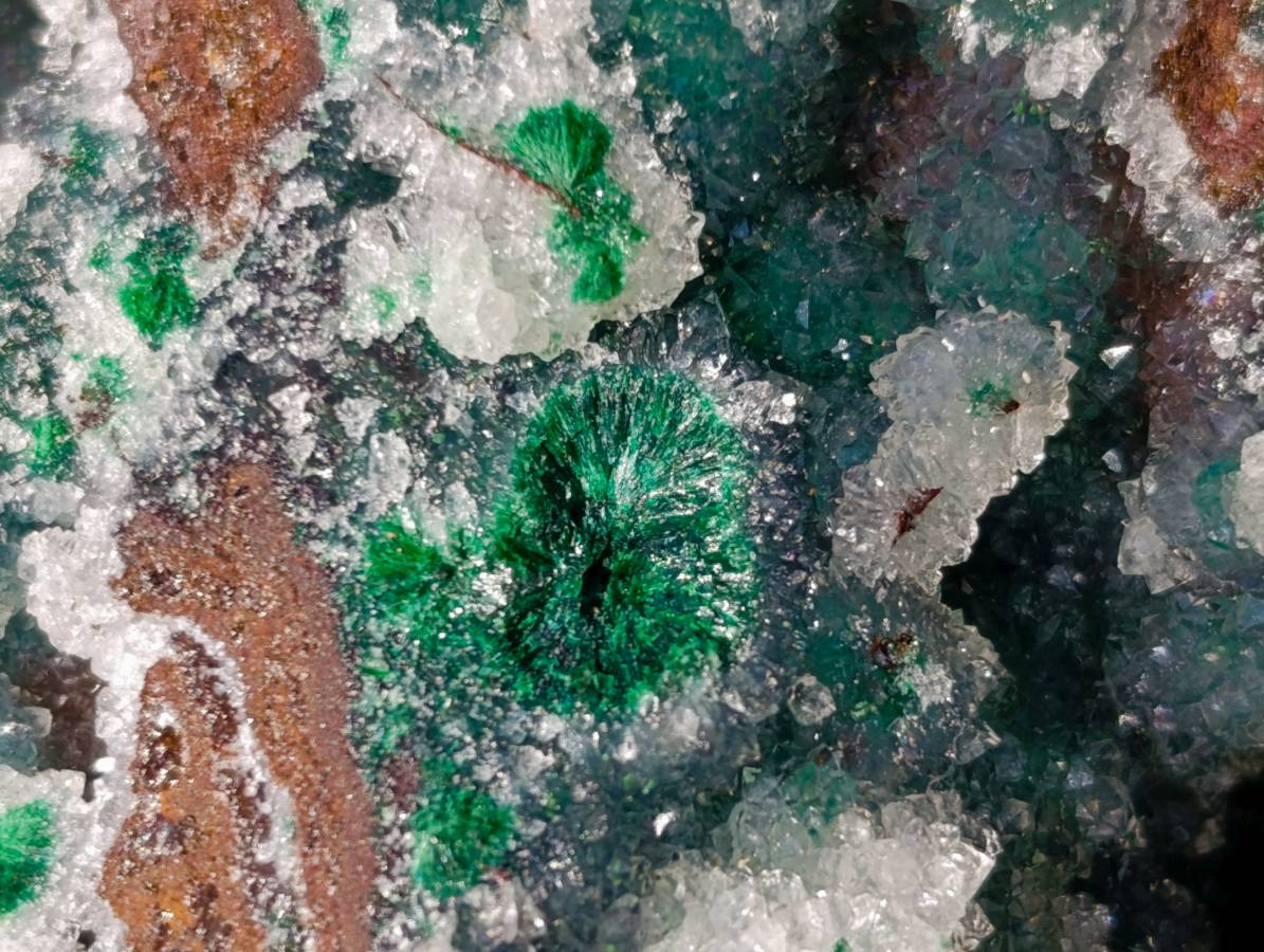 Natural Ball Malachite On Dolomite Matrix Specimen x 1 From Kambove, Congo - Toprock Gemstones and Minerals 