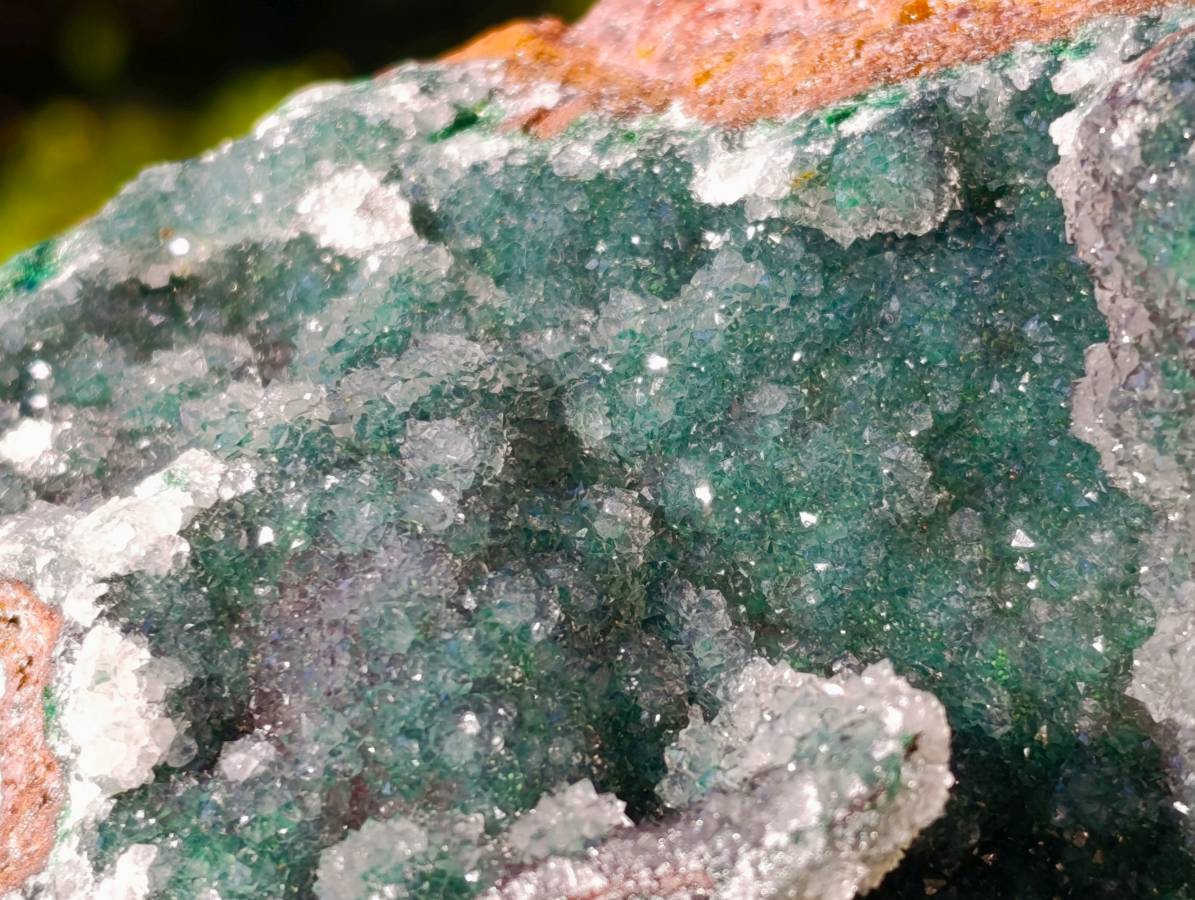 Natural Ball Malachite On Dolomite Matrix Specimen x 1 From Kambove, Congo - Toprock Gemstones and Minerals 